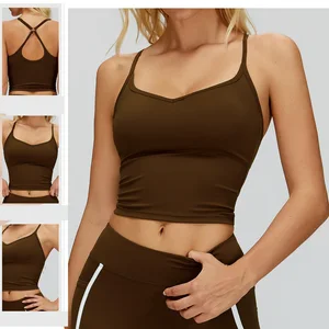 High Quality Women Running Exercise Gym Wear Tank Top Bra Custom Logo Clothes for Women