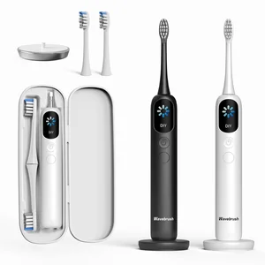 Wavebrush 60000 Strokes/min Shake Frequency Electric Toothbrush with LCD Screen Pressure Sensor