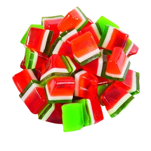 Creative 4D Fruit Watermelon Gummies 2.5kg Bagged Chewable Sour Candy