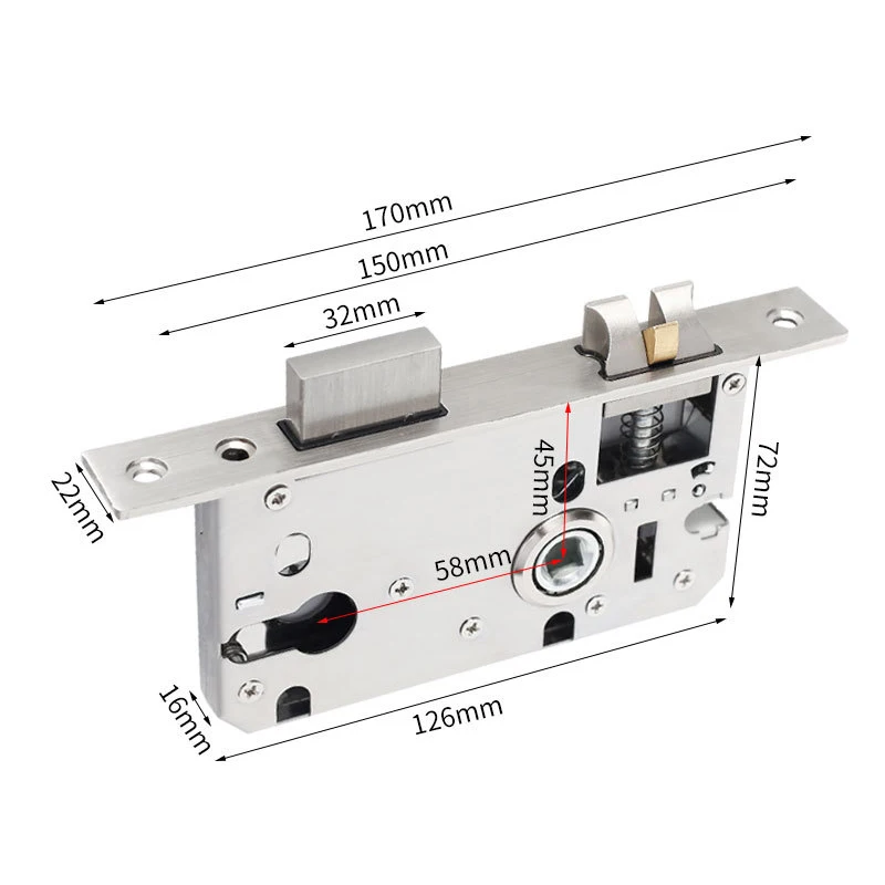 Biometric Fingerprint Password Handle Lock Auto Security Smart Door Lock for Home Electronic Fingerprint Door Lock