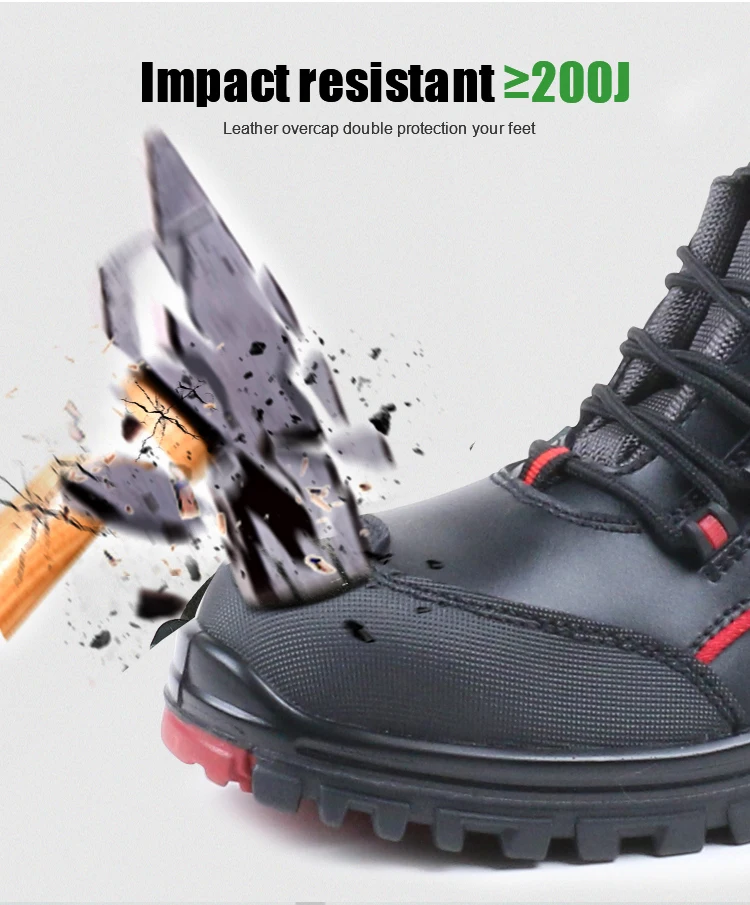Rock Fall FaraDri RF008 Vegan Safety Shoes – Black S3 ESD, Metal-Free, Waterproof Work Boots