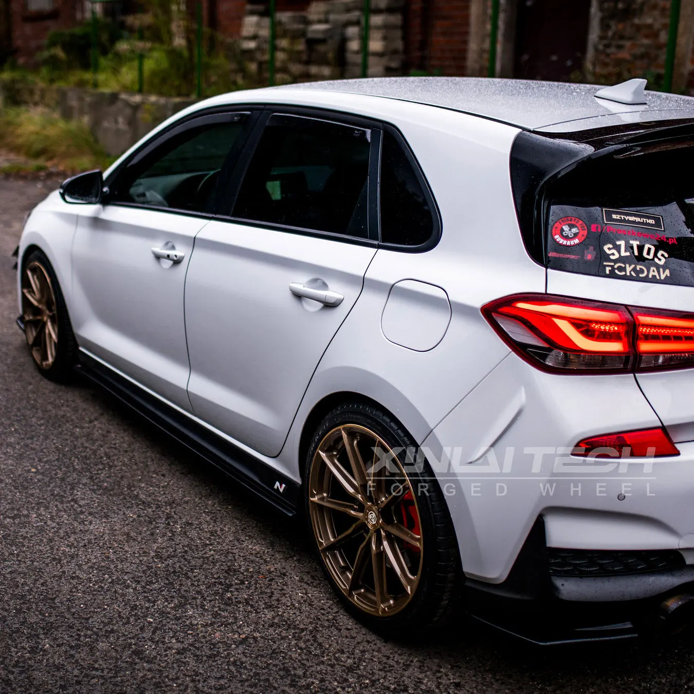 XINLAI 1-Piece Deep Concave Bronze Finished Custom Forged Wheels 17 18 19 20 21 22 23 Inch Car Alloy Monoblock Wheel Rim - Image 4