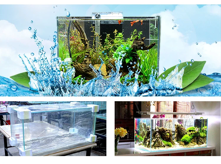 Fish Glass Tank Table Aquarium Fish Tank Aquarium Glass - Buy Living 