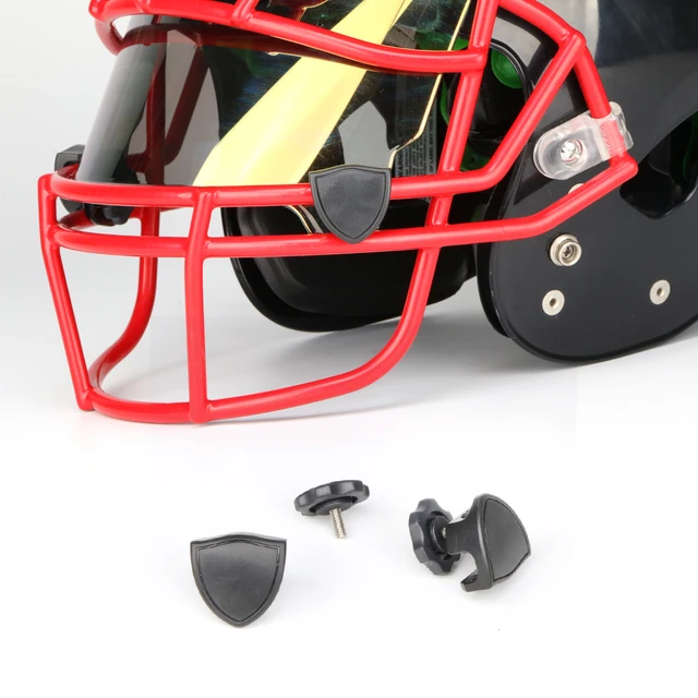 La visera de fútbol americano es fácil de instalar, visera transparente de  fútbol americano, máscara de casco, fútbol y gafas de casco