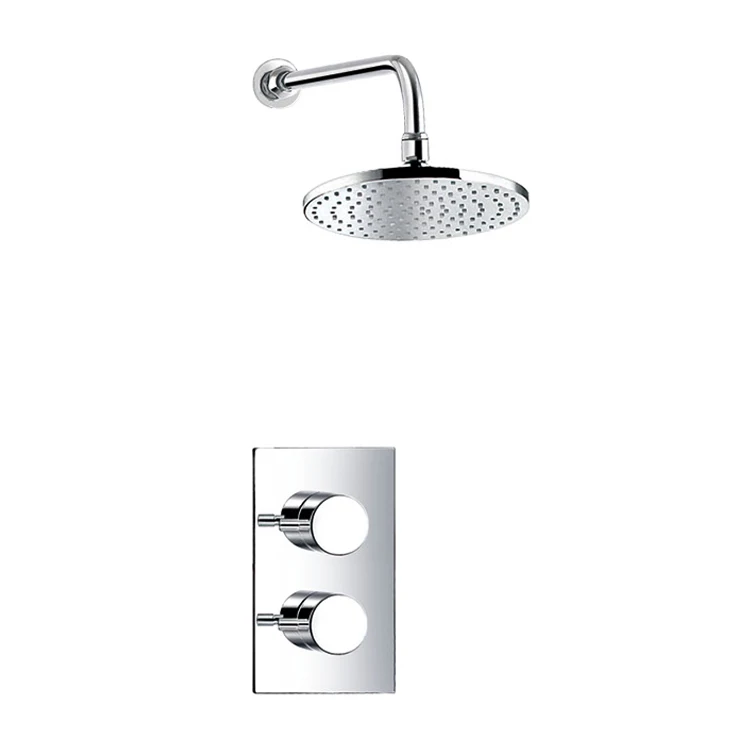 Modern Brass Single Function Concealed Thermostatic Shower