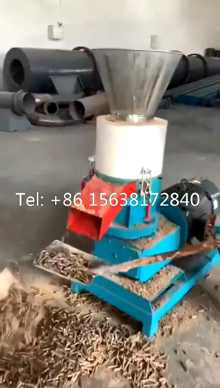 Industrial Wood Sawdust Pellets Making Machine Fuel Burning Pellets ...