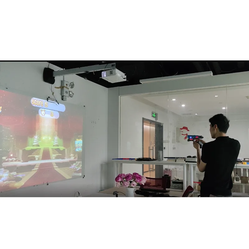 Indoor Playground Augmented Reality Projector AR Interactive Wall Projection for Shooting Games