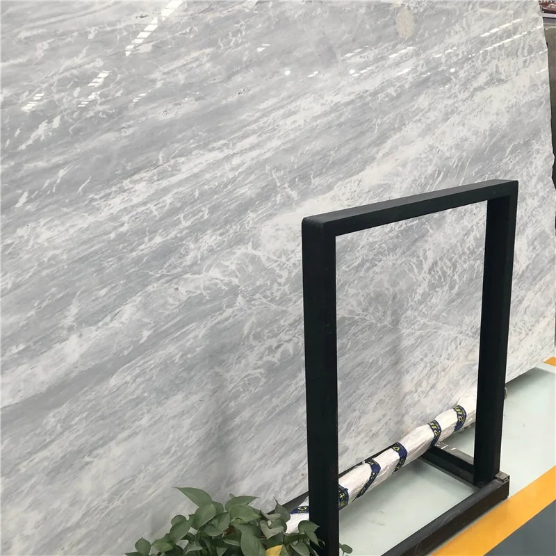 product modern popular white slabs home decoration interior design marble with grey veins-2