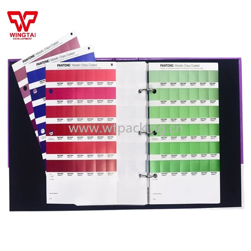 PANTONE GB1507B METALLIC CHIPS - 655 Colors for Printing