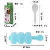 Color box  blue  Shaker + spoon set