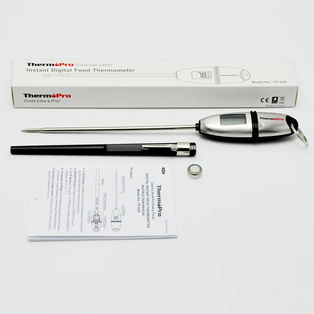 ThermoPro TP02S Instant Read Meat Thermometer Digital Cooking Food Thermometer