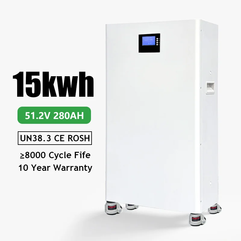 sistema de almacenamiento de energía solar 5 kW 15 kWh 20 kWh 48 V paquete de baterías Lifepo4 de litio 200 Ah 100 Ah batería de litio fosfato de hierro
