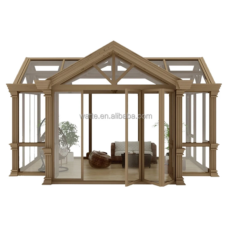 Алюминиевый навес для крыши из поликарбоната, Специальный балкон, роскошный дизайн, солнечные комнаты, стеклянный дом