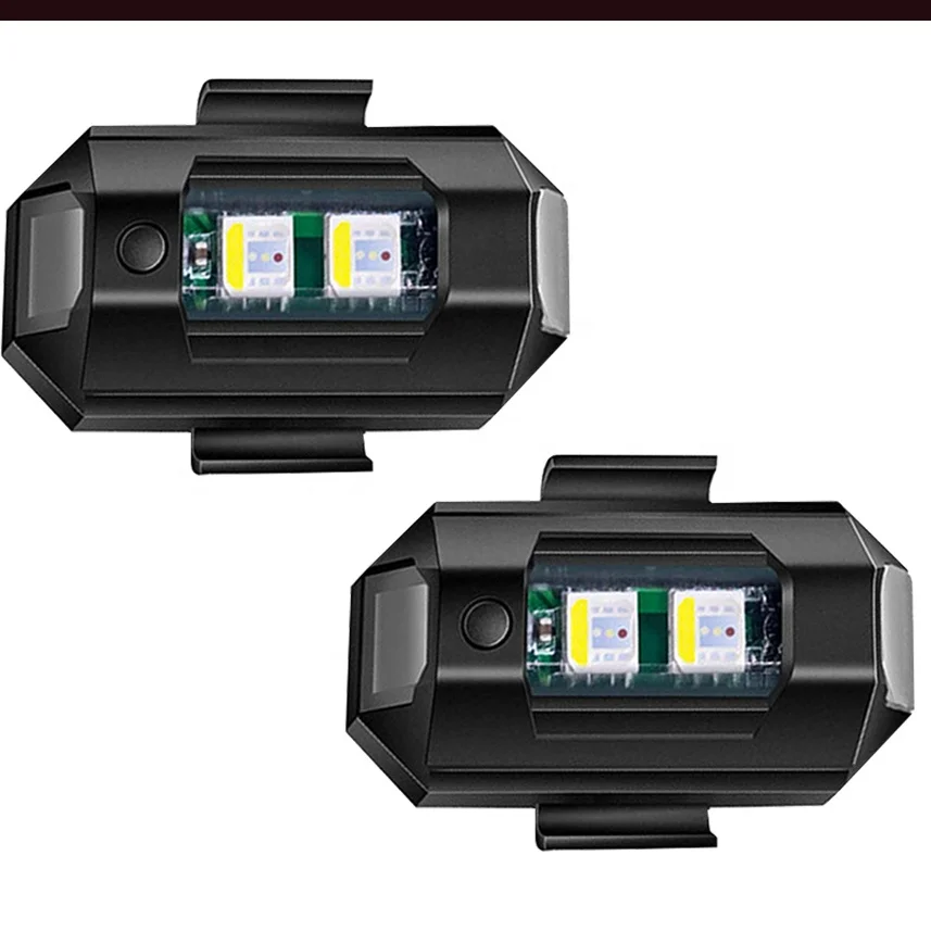 7 Colors Drone Strobe Light Usb Led Anti-Collision Bike Tail Mini Signal Light – Buy The Best Products In The Online Store - Foto 7