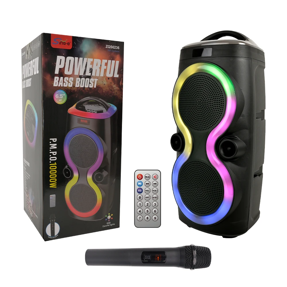 SING-E ZQS6236 Wireless Mini Portable Karaoke Machine Speaker for