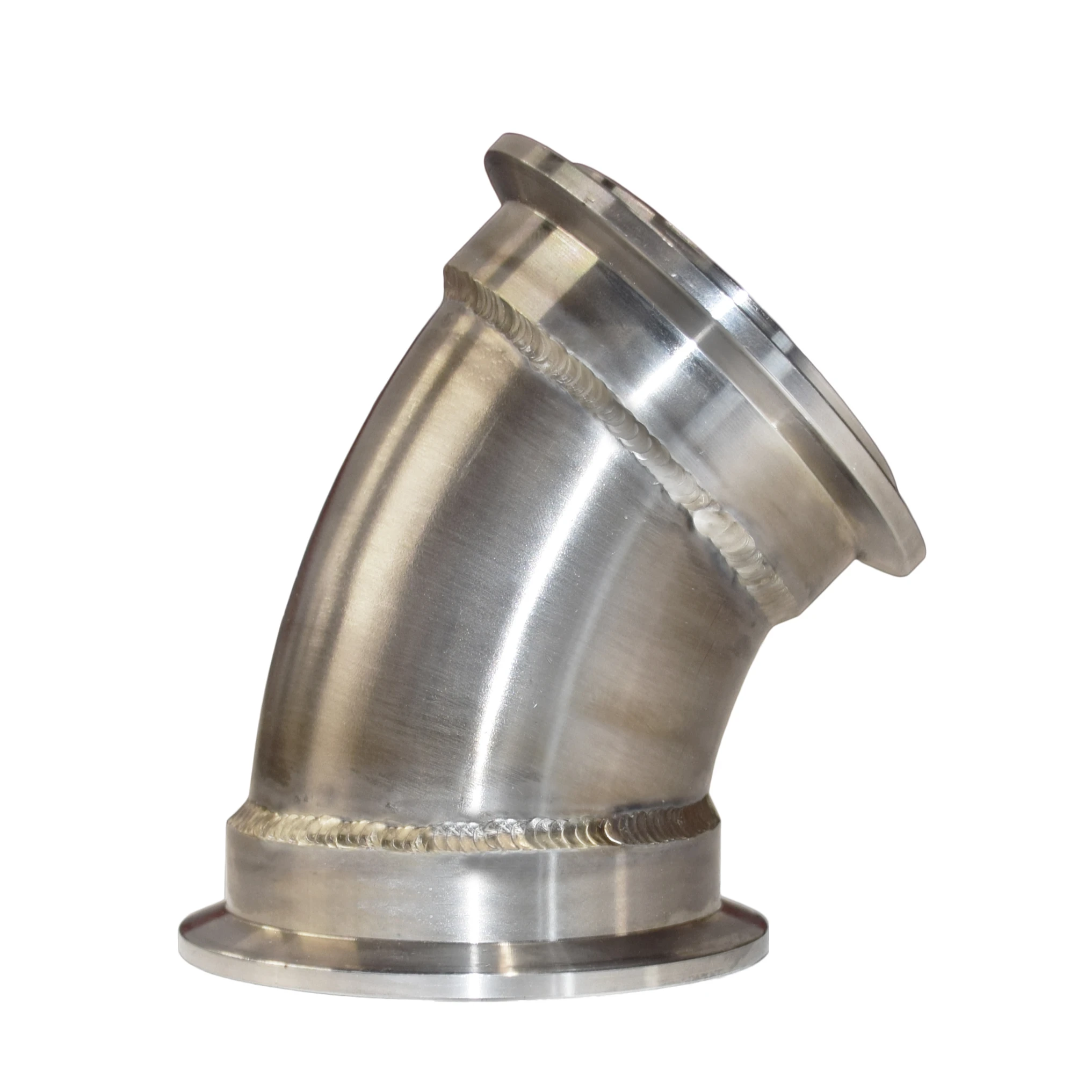 0.065" (16ga) Thickness Custom Turbo Header Elbows V Band 45 Degree 90 Degree