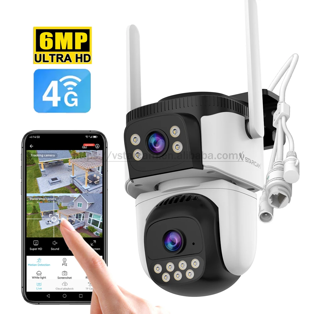 VSTARCAM CG621DR Solar Camera 4G Outdoor PTZ O-KAM Pro App