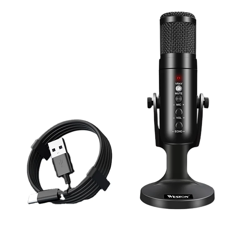 Wholesale WESTON Computer Wired Usb Microphone Noise Cancelling Portable Wired Microphone Wired Hand held Microphone Pro From m.alibaba.com