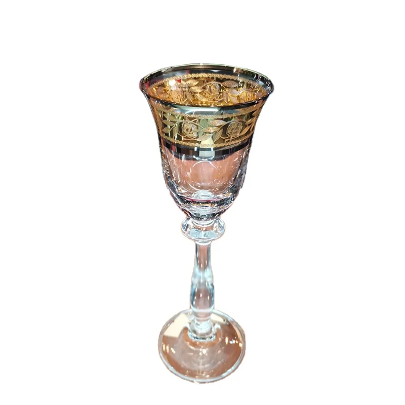 Home Decoration Premium 60ml Blown Wine Glasses Goblet Luxury