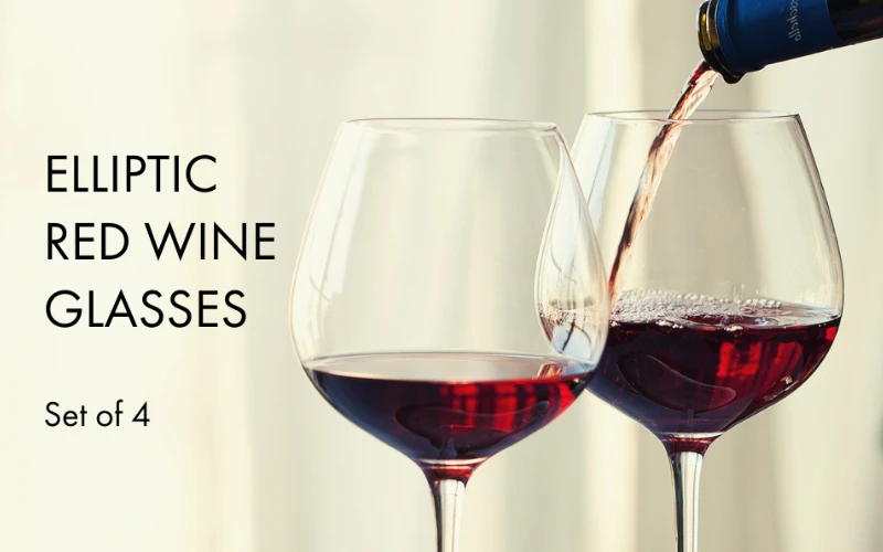 Customized Logo Wine Glasses Set Of 4 22oz Red Wine Glass Large Hand