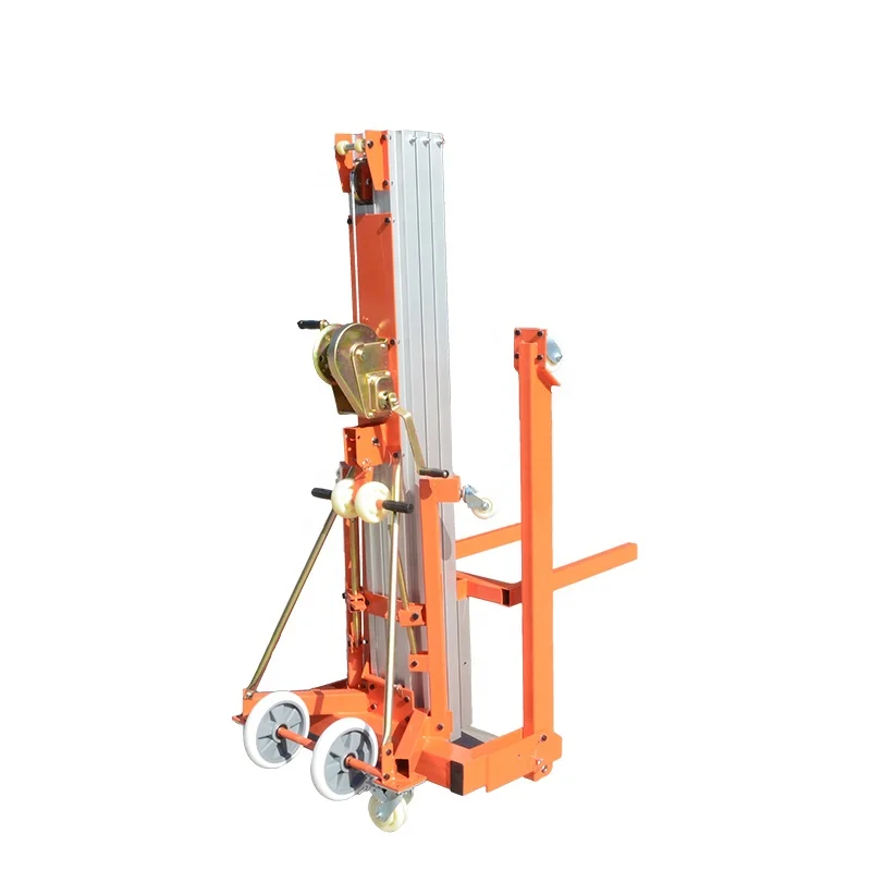 Manual Pipe Lifting Device Pulling Positioning Horizontal Vertical Pipe Handler Aluminum Bin Lifter