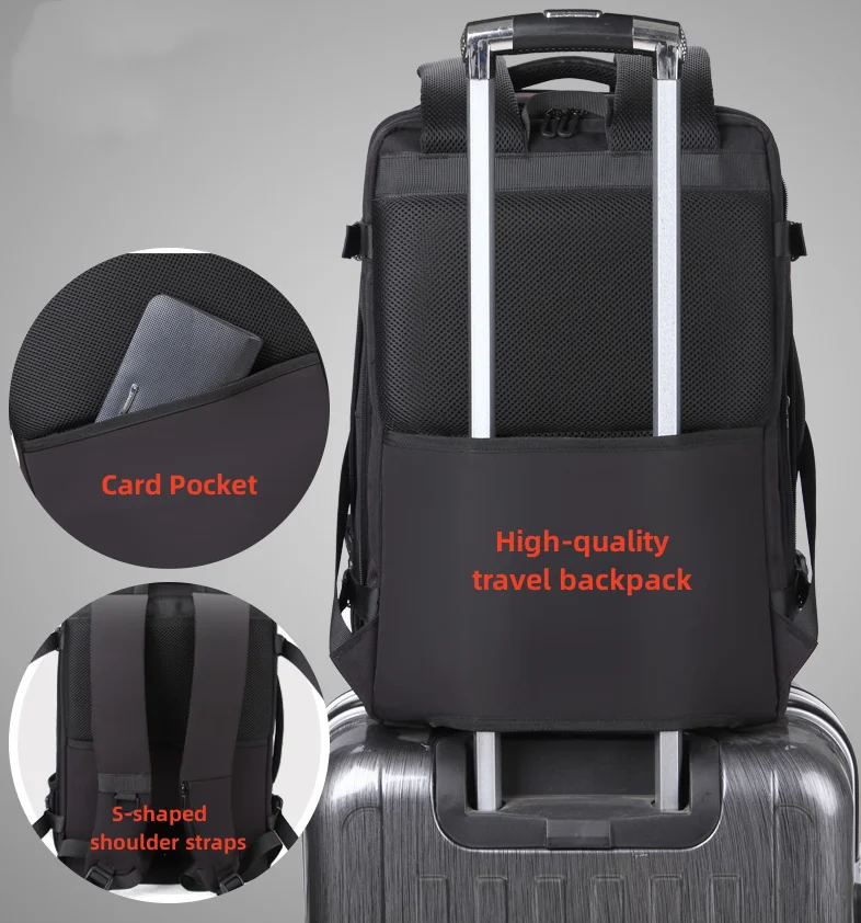 Large Capacity Travel Backpack Bag Multifunctional Men's Business ...