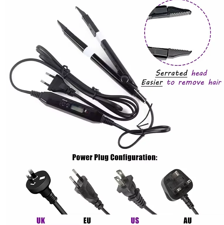 V Light ヘアエクステンションキット UV LED グルー 20g