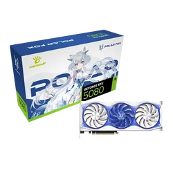 Manli GeForce RTX 5080 OC Polar Fox 16GB GDDR7 グラフィックボード