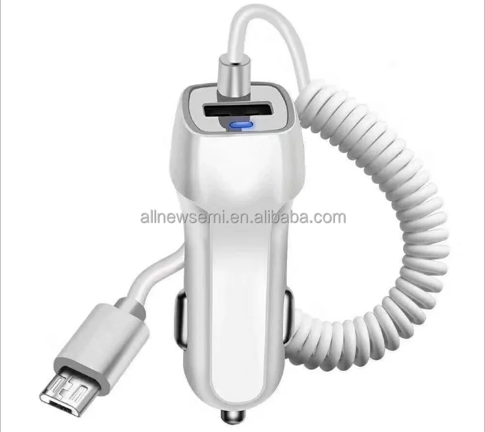 USB cable car charger with type-C interface