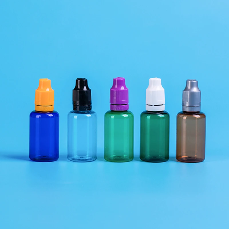 Empty Squeeze Dropper Long Thin Neck Pet Plastic Liquid Dropper Bottle