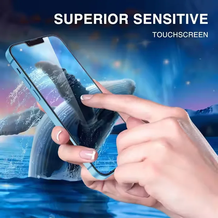 product high clear 3d phone glass for iphone 17 pro max screen protector tempered glass high adhesive anti  scratch anti fingerprint-3