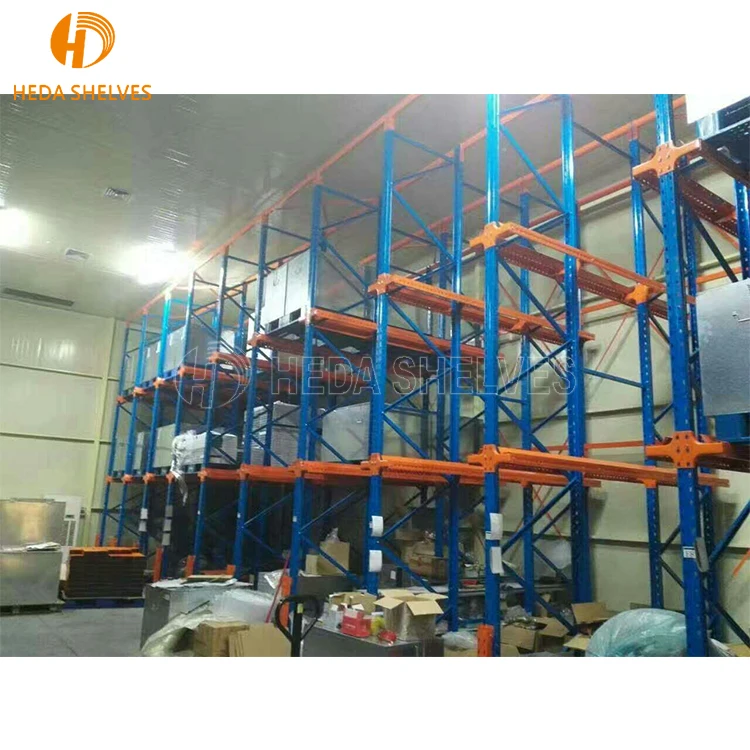 Factory Customized Automatic Stacking Pallet Shelves Warehouse Drive-in Racking System for Forklift