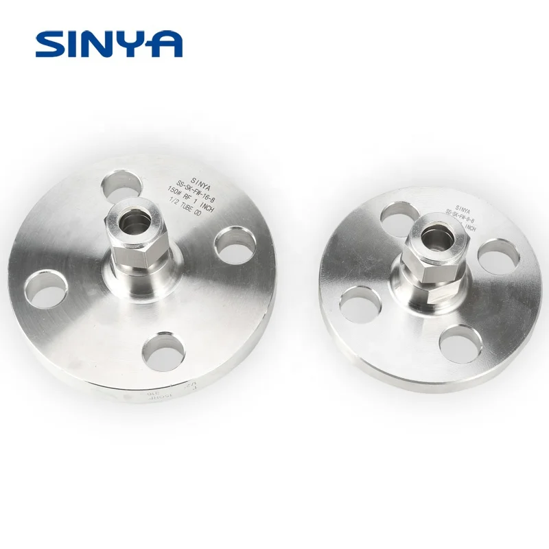Прибор Flang адаптер китайского производства Swagelok фитинги 316L нержавеющая сталь Компрессионный фитинг двойной фланец адаптер