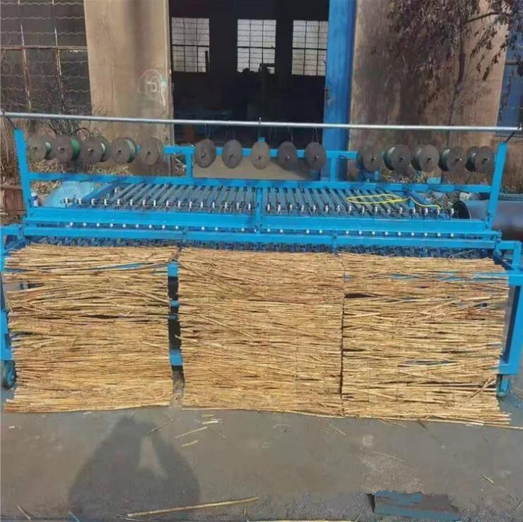 New Design Straw Mat Maker Machine\ Coconut Fiber Knitter Machine Automatic Rice Straw Grass Weaving Machine