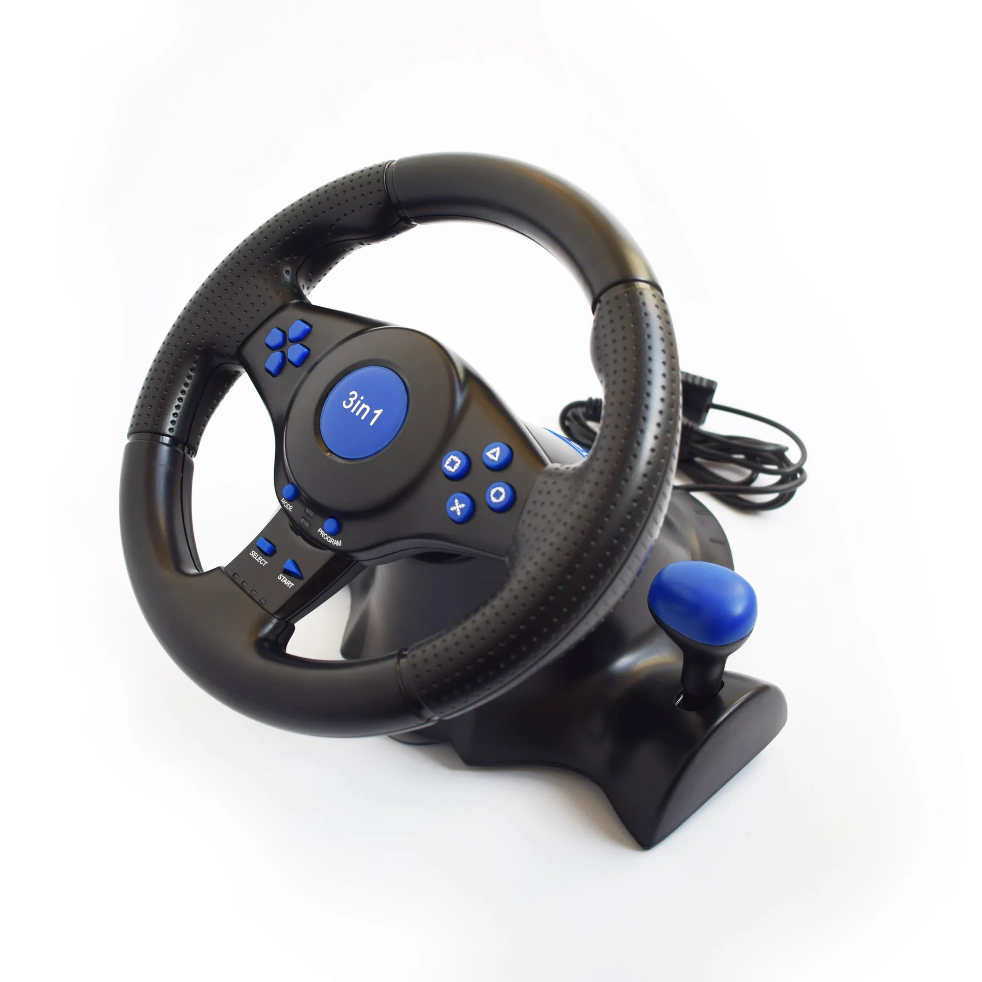 3 In1 Game Steering wheel For ps2 ps3 pc on