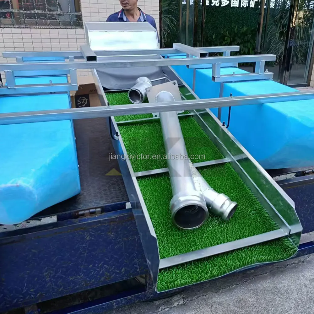 Mini Dredger Gold & Diamond Mining Dredge Boat Gasoline Gold Dredging Ship 2.5/3/4/6'' River Sand Gold Separator
