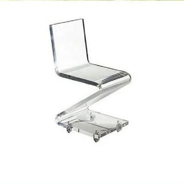 Modern Z Shaped Acrylic Chair With Casters Buy Z Shaped Acrylic Chair,Z Shaped Acrylic Chair,Z
