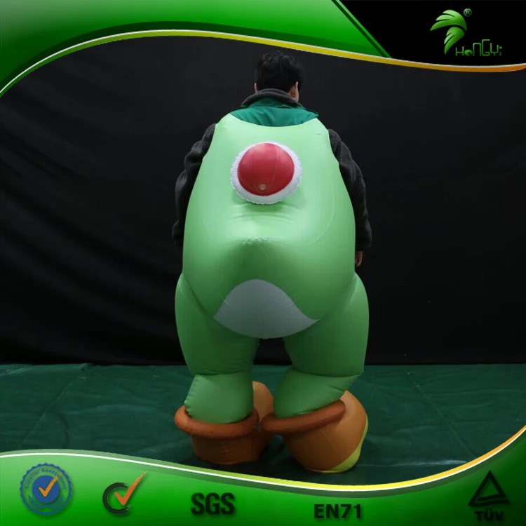 Disfraz de Mascota de Yoshi para adulto, disfraz de dinosaurio  personalizado, máscara de personaje de cumpleaños, utilería para fiesta de  Halloween