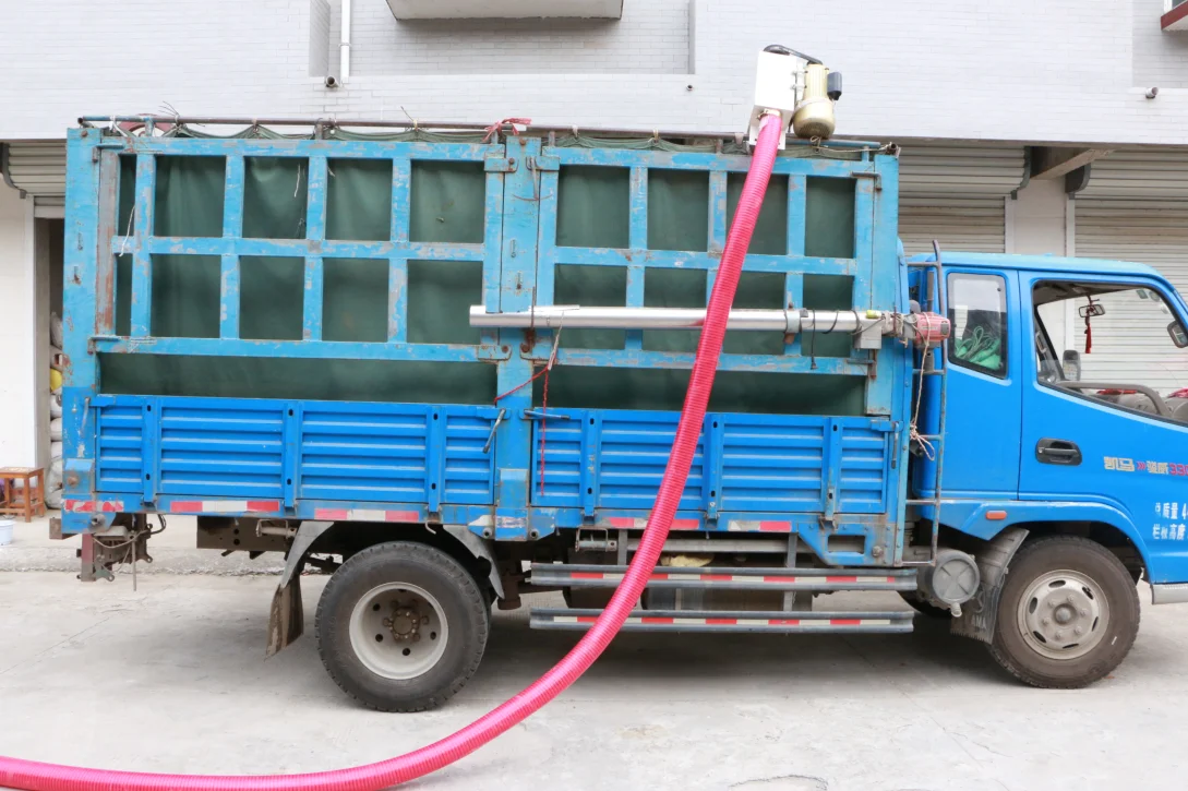 Corn Wheat Grain Suction Machine Flexible Pipe Auger Screw Conveyor Feeder Machine