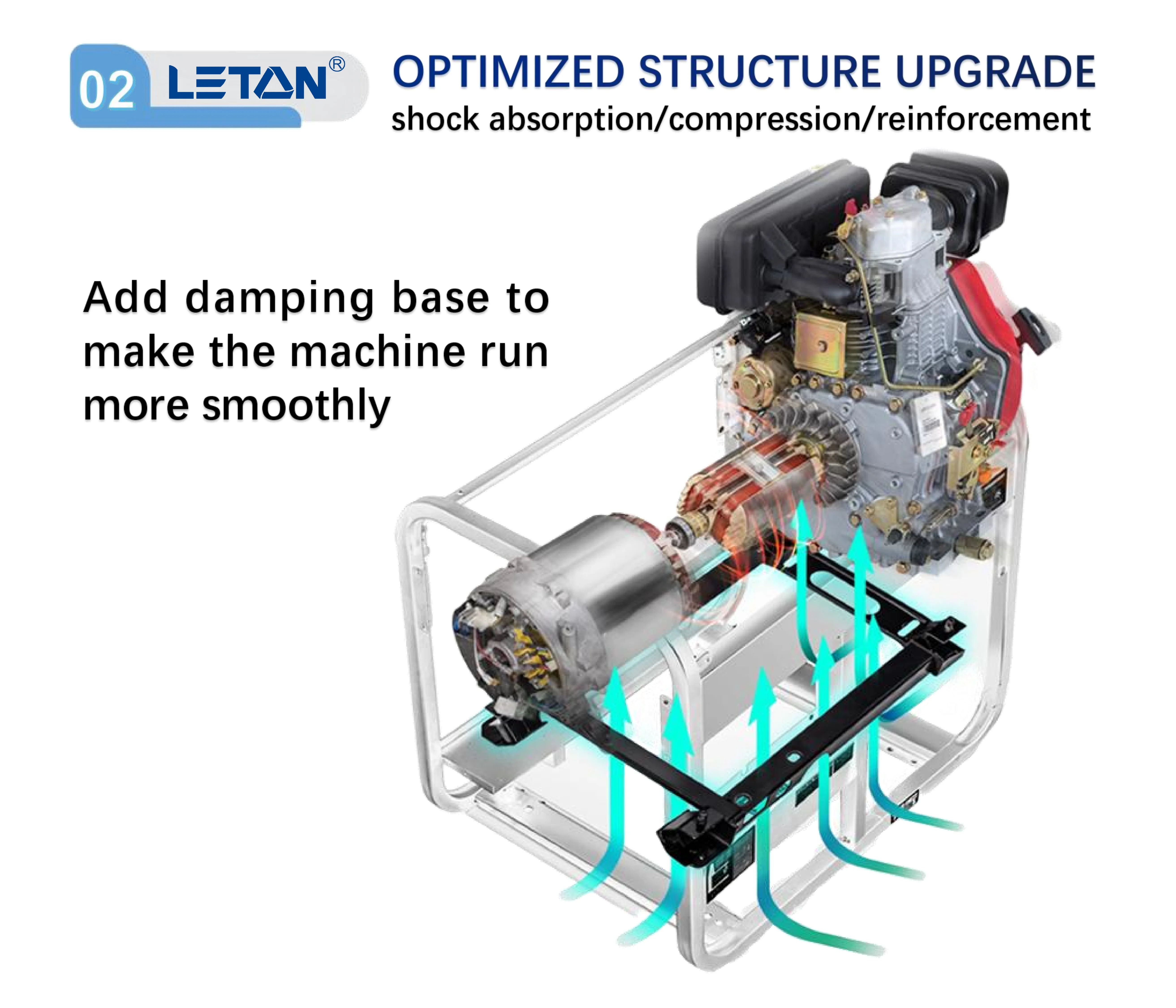 LETON Power Soundproof Home Use Generator - 10kva Silent Diesel