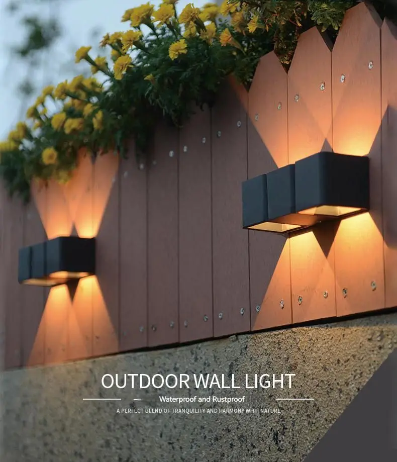 Modern Porch Wall Light Indoor Aluminum Sconce Interior Lighting Wall Lights Outdoor Waterproof