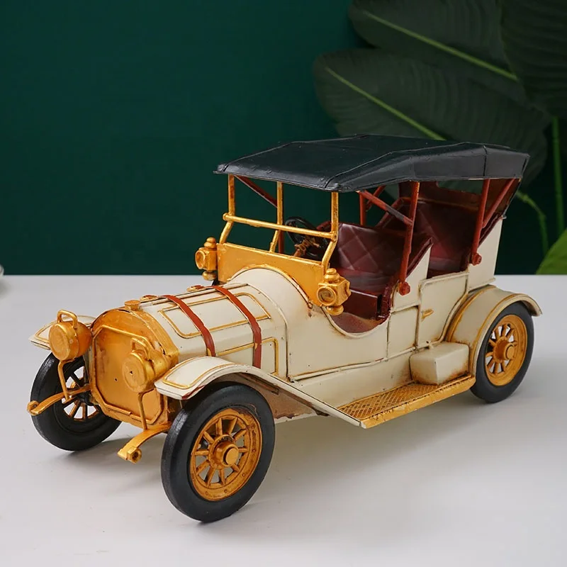 Antiguo coches Diecast modelo Vintage Metal coche de juguete