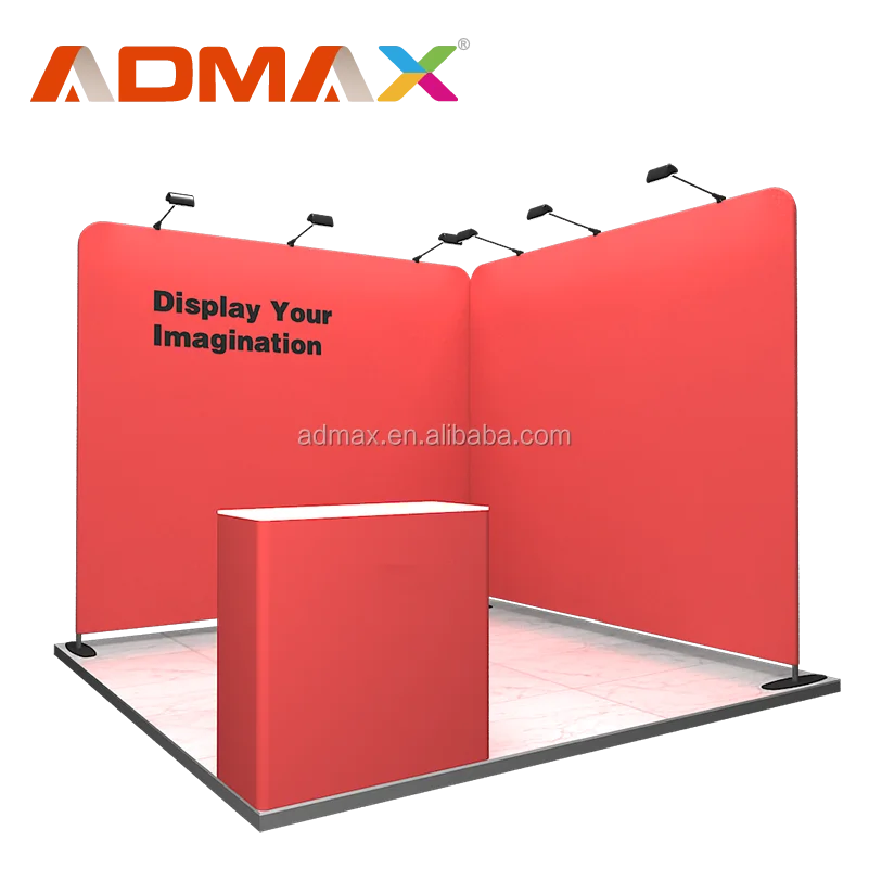 Custom Design ADMAX Aluminium Modular 10x20 Tradeshow Display Portable Exhibition Booth Trade Show Booth