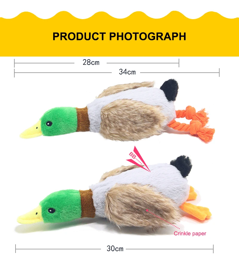 Promotional Animal Dog Toys Bulk Crinkle Chase Toy With Squeakers High Quality Pet Supplies Cute