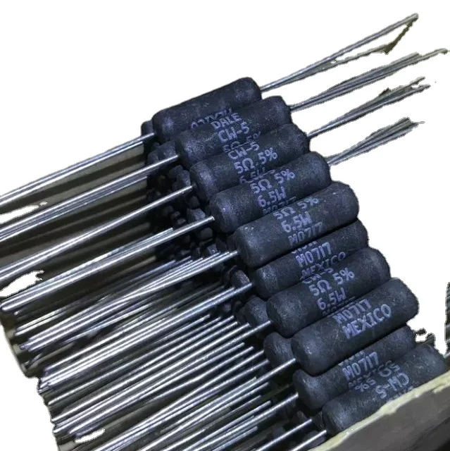 Lot De 10 Résistances Vishay Dale RH-5 1 Ohm 1% 5W - Boîtier Aluminium - Neuf