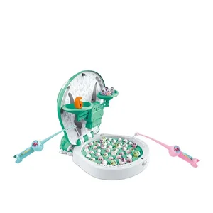 ITTL Hot Selling Fish Table Game Machine Fishing Game Kids Water Fishing Electric Toy With Music and Light