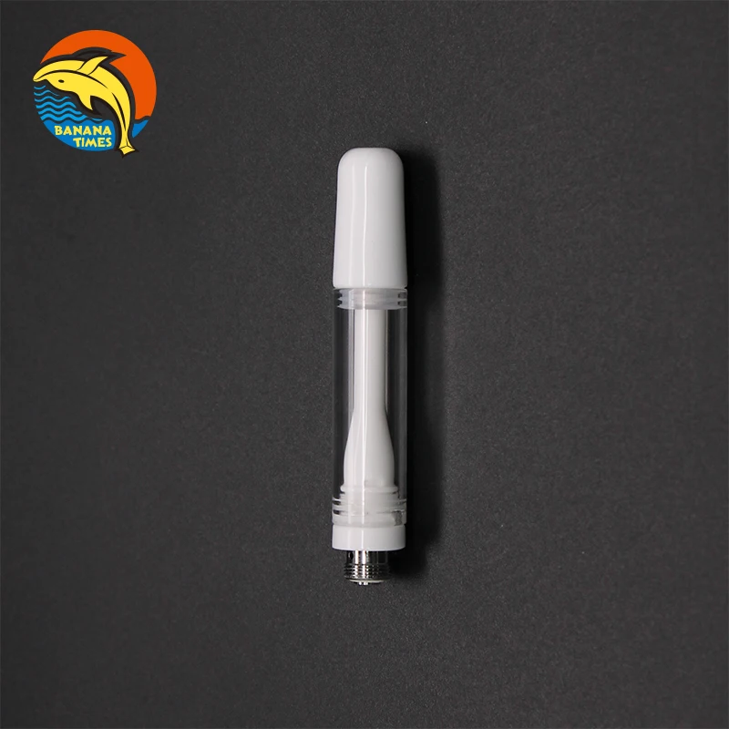 2021 new cbd oil cartridge childproof all ceramic 510 glass cartridge with plastic tube package