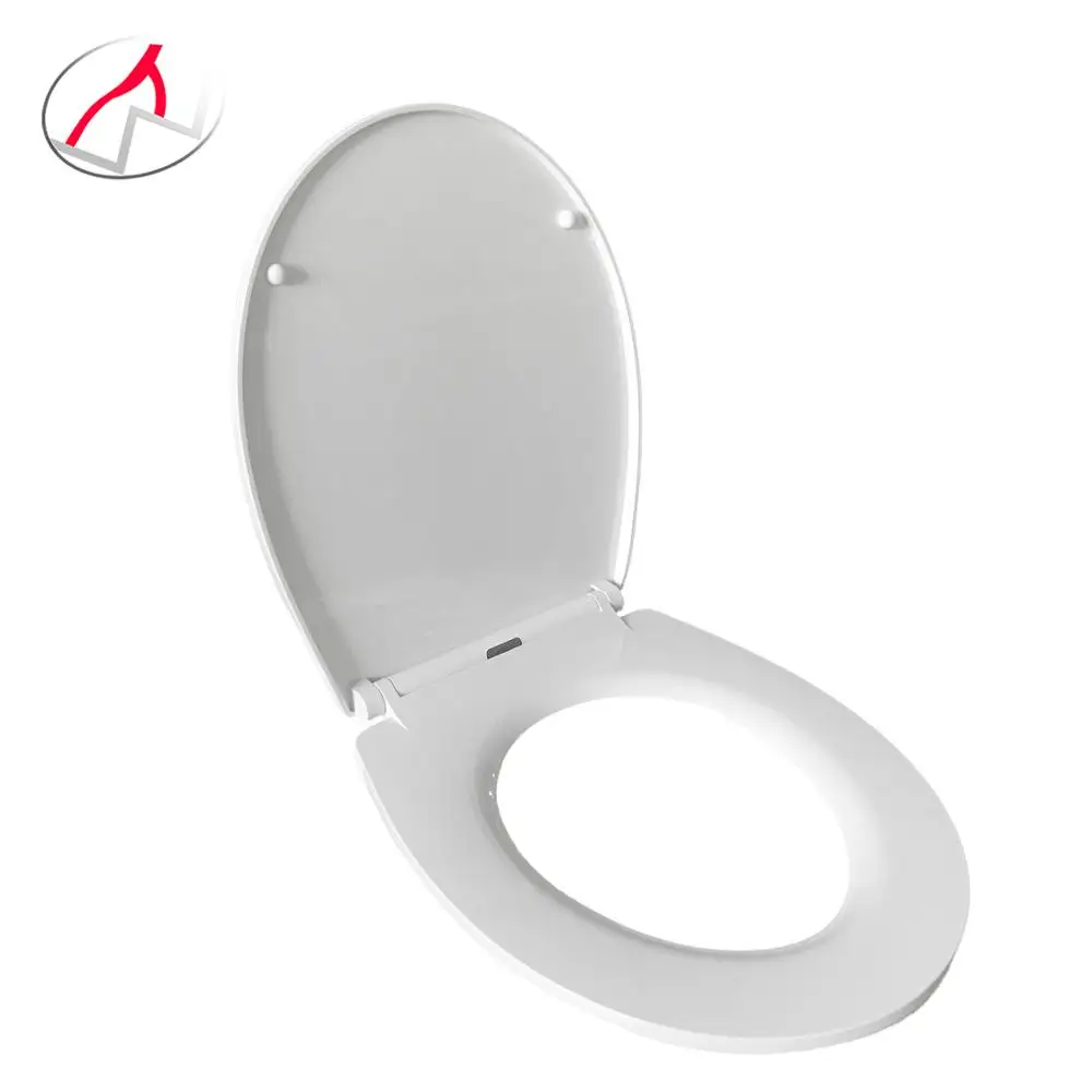 18inch European Standard Shape Soft Close Toilet Seat with Top Fix and One Button Quick Release PP Toilet Set Wc Sitz
