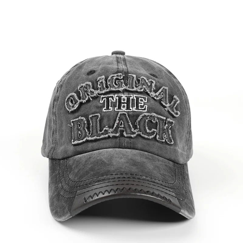 Cotton Twill Cotton Baseball Cap Vintage Adjustable Dad Hat Washed