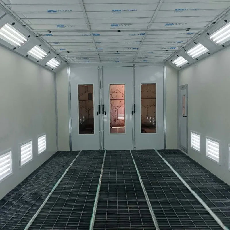 Customized LED Lighting Spray Booth for Car Painting Diesel Burner Bake Use